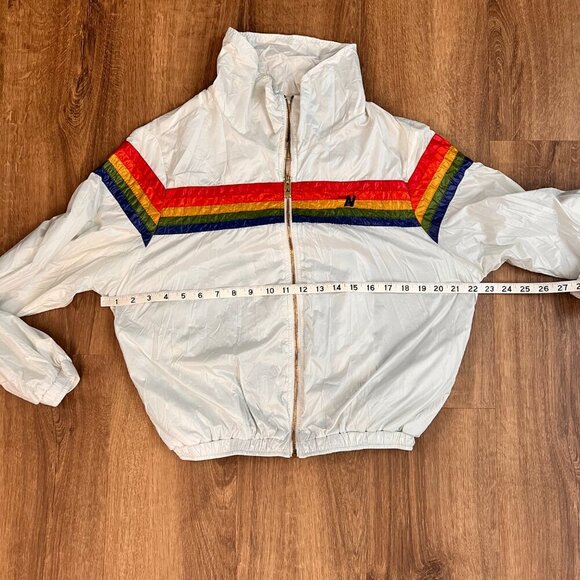 NWOT Aviator Nation 5 Stripe Dresden White Tracksuit Set Sz M - Picture 8 of 16